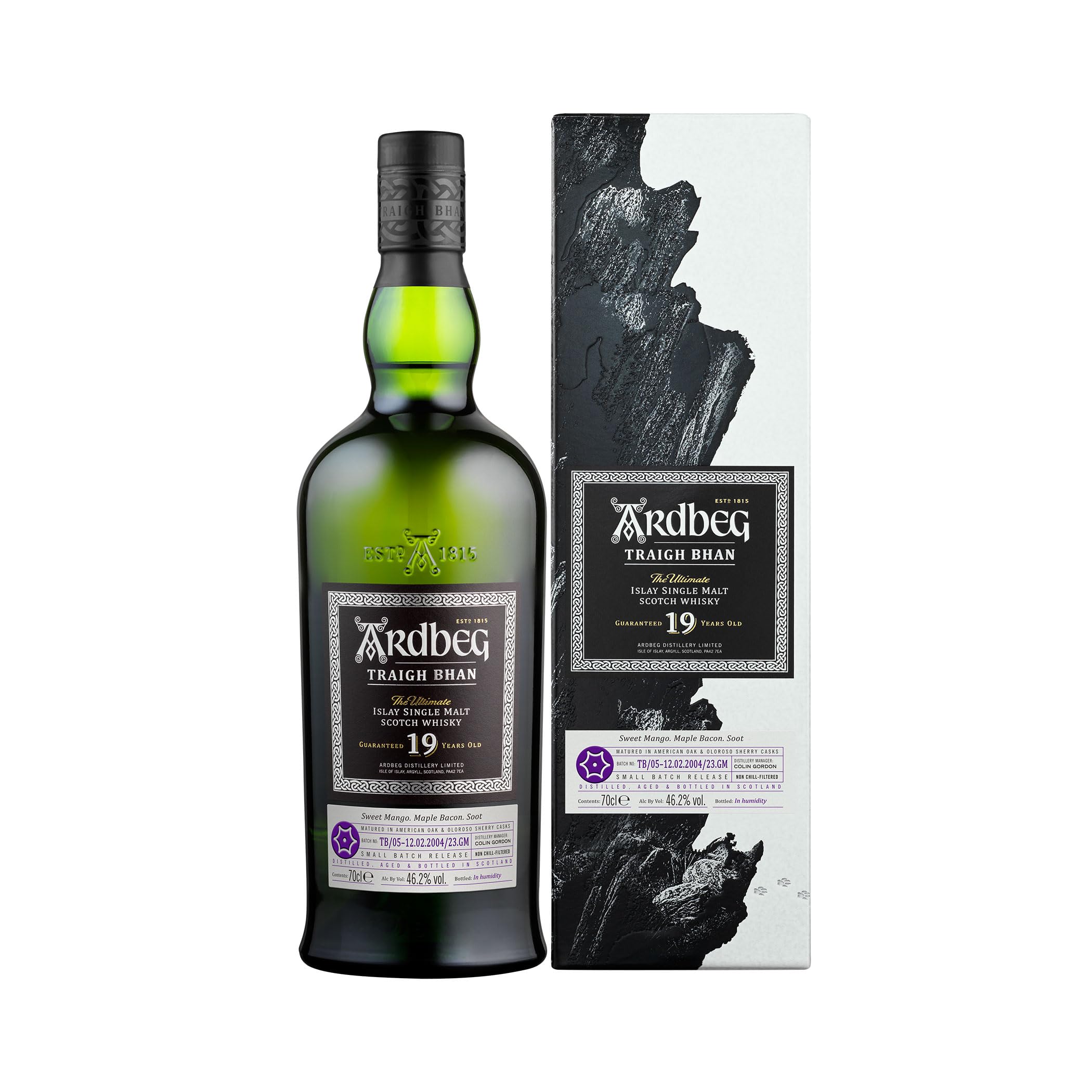 ウイスキー Ardbeg Traigh Bhan 19 700ml Ardbeg TRAIGH BHAN 19 Years Old Batch No. 5 46,2% Vol. 0,7l in